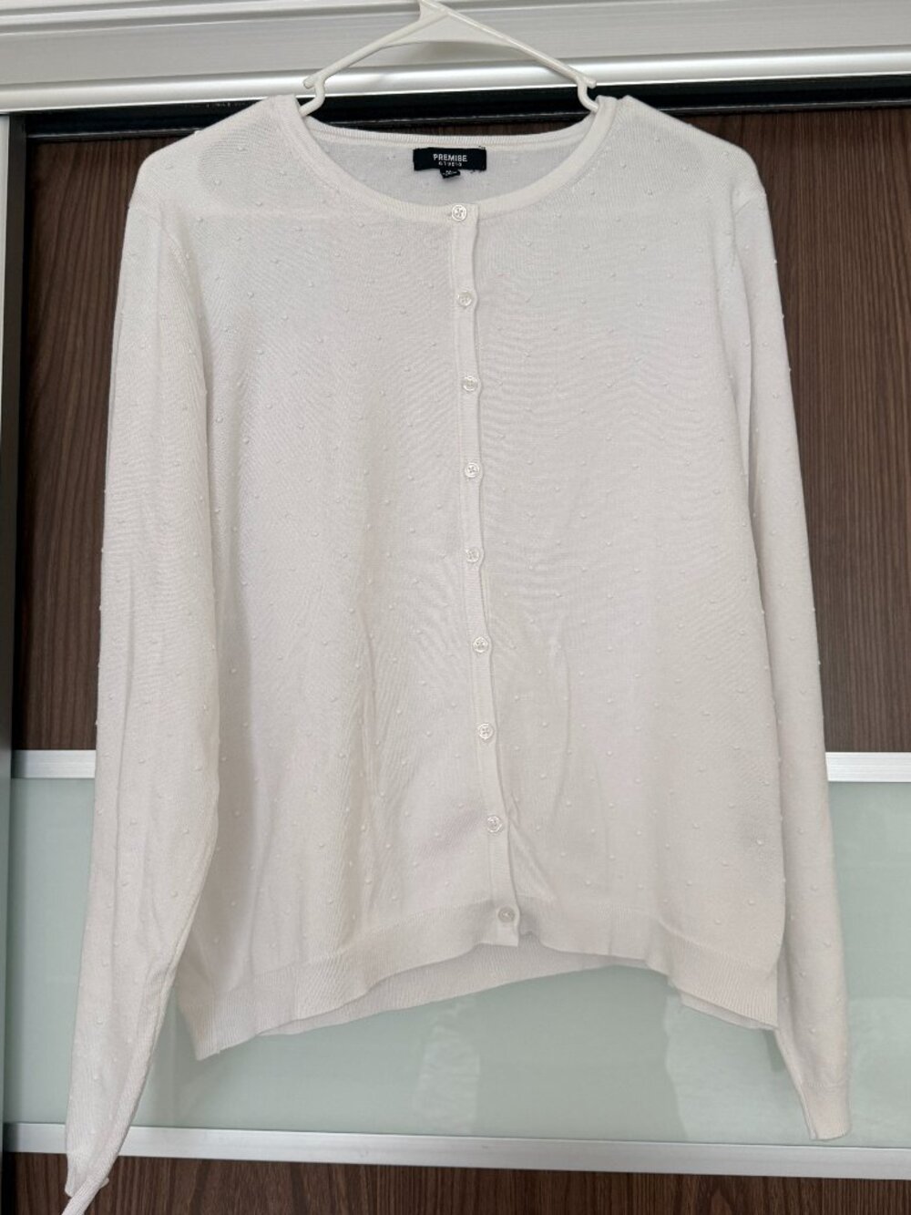 Premise Cardigan | White | XL
